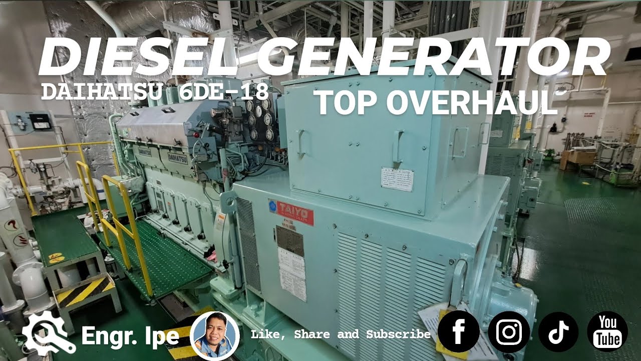 EPISODE 4: Diesel Generator Top Overhaul Maintenance.