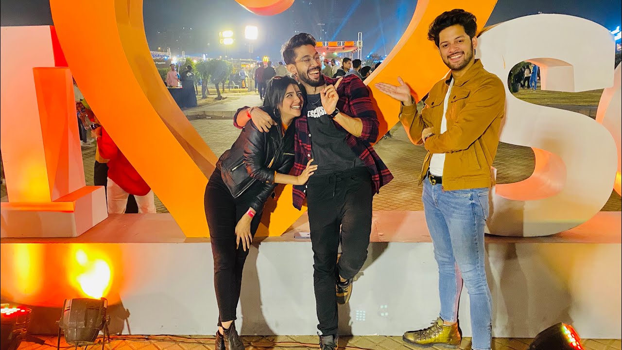 Hamzeera k sath ek or vlogger? | soulfest pe hoi bht se tiktokers se mulakat | @huzaifakhan_9