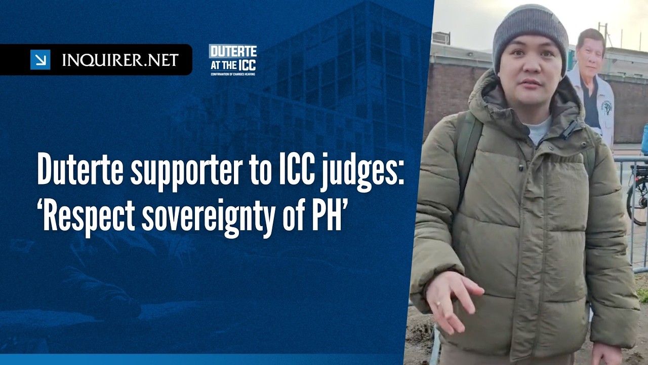 Duterte supporter to ICC judges: ‘Respect sovereignty of PH’