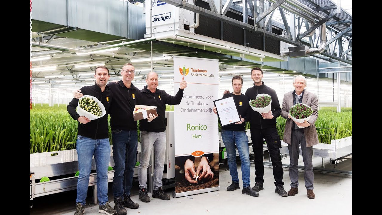 Ronico genomineerd voor Tuinbouw Ondernemersprijs 2026