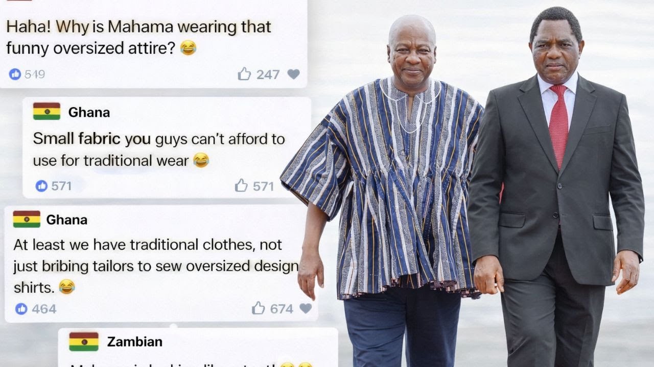 Africa's biggest youtuber BLAST Zambia for MOCKING Mahama for wearing fugu