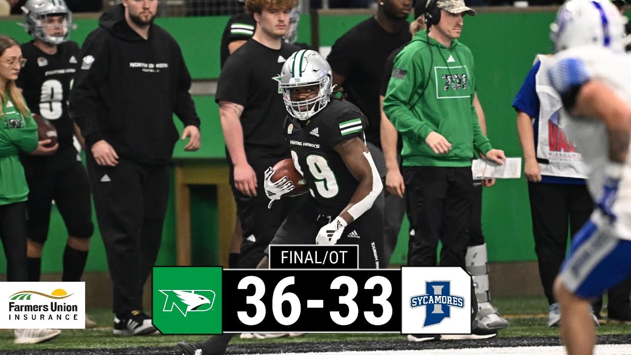 UND Football | Highlights vs. Indiana State | 10.28.23