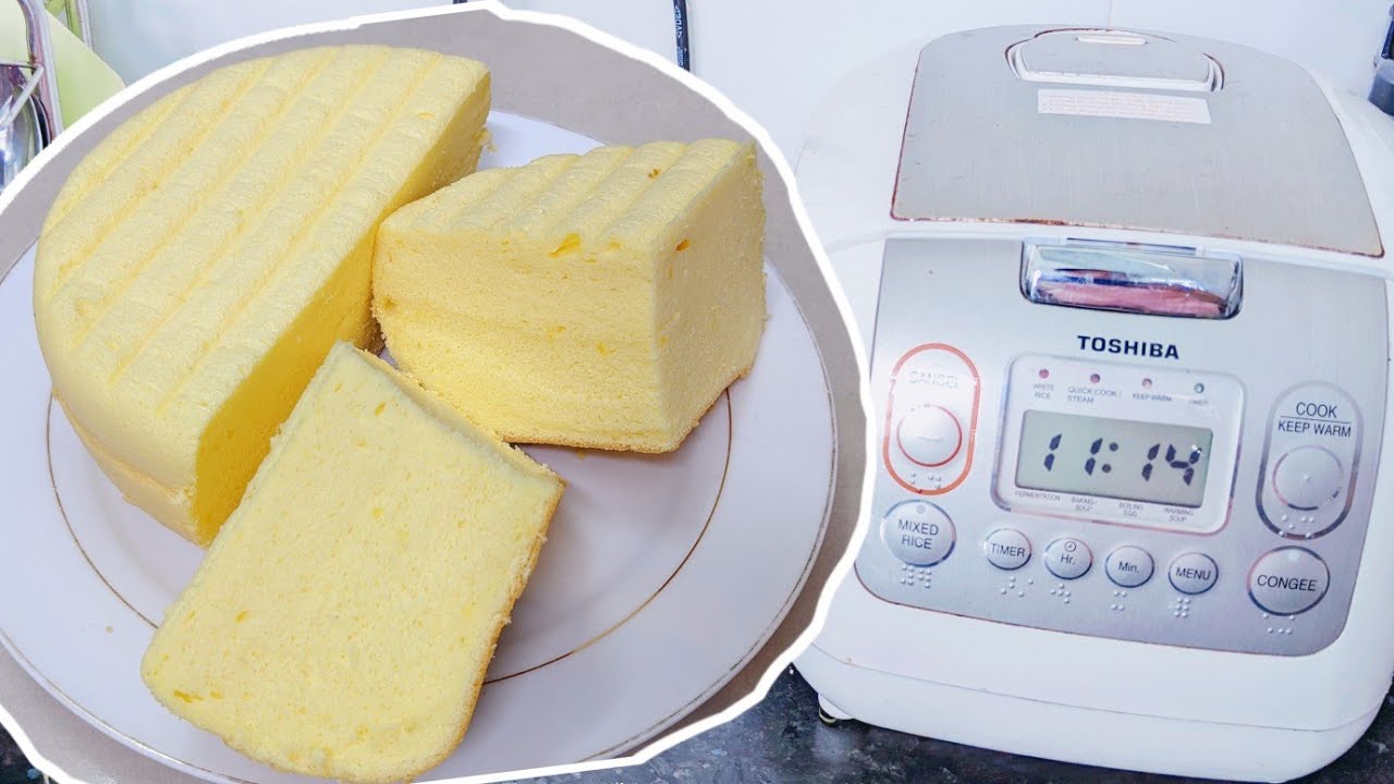 Làm Bánh Bông Lan bằng Nồi Cơm Điện vừa dễ vừa nhanh ai cũng làm được