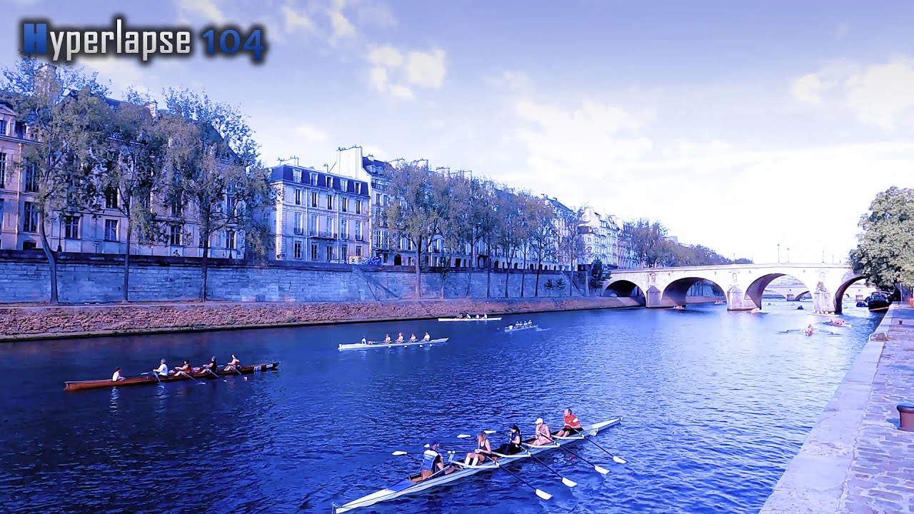 Hyperlapse Walk In Paris: "Crossing Paris and the Hauts-de-Seine" race