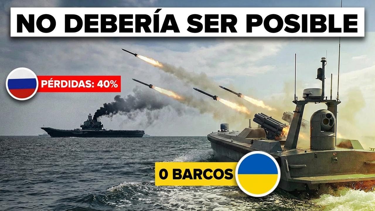 Cómo Ucrania destrozó la armada rusa sin usar ni un solo barco