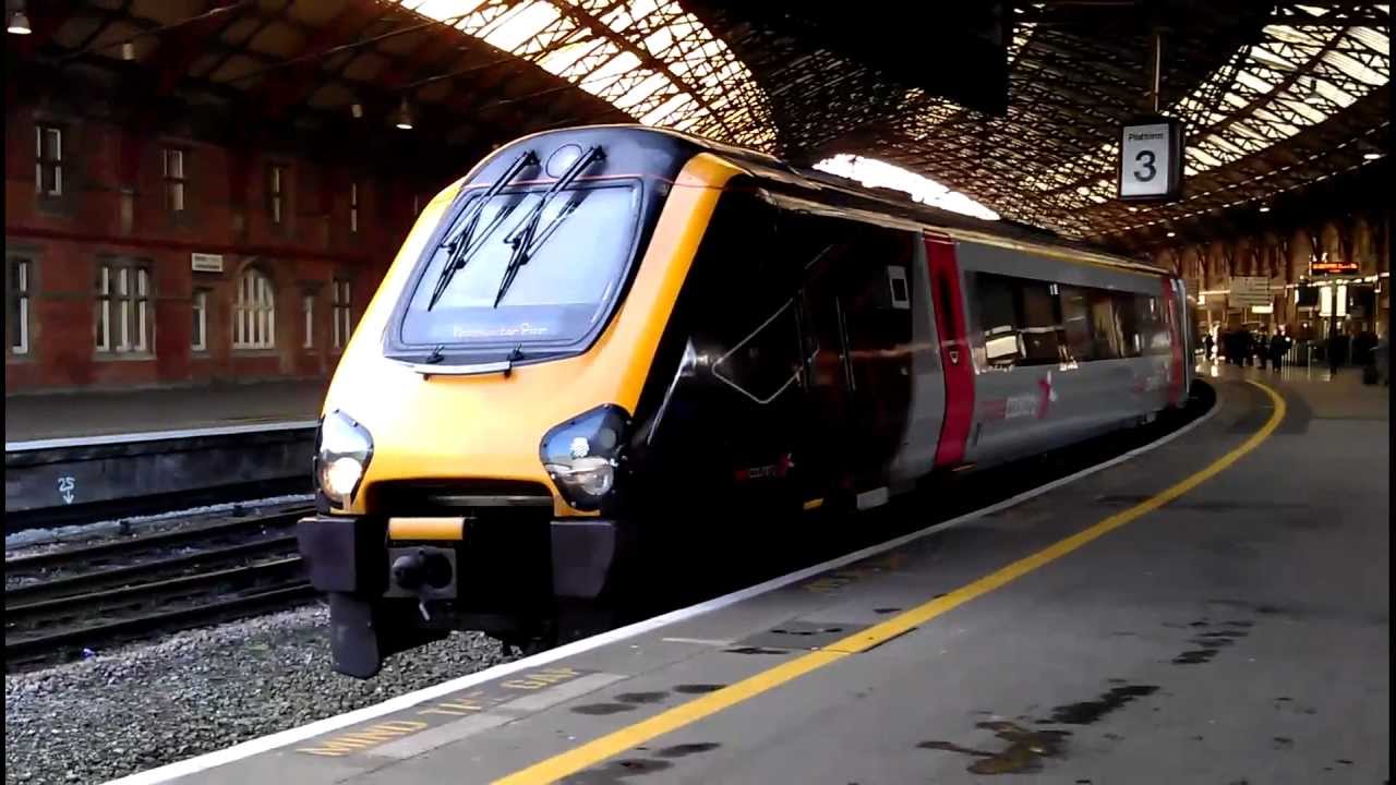 Cross Country Voyager thrashing out of Bristol Temple Meads Station