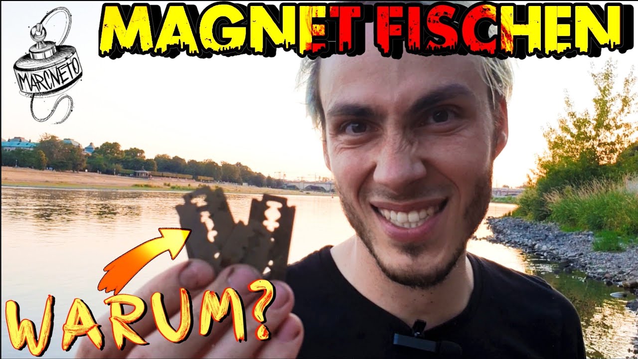 🧲 MAGNET FISHING with MARCNETO razor blades and coins TREASURE HUNT with Magnetar BARBARIAN magnet