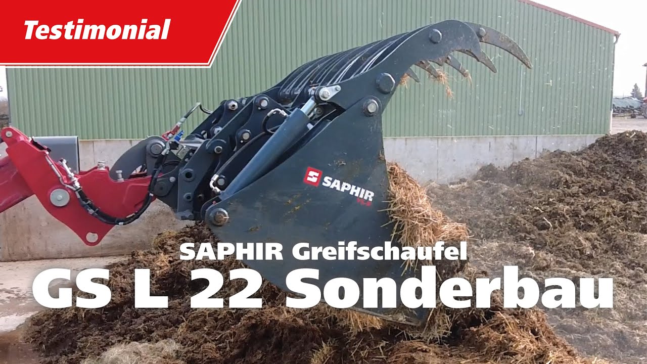 Testimonial SAPHIR Greifschaufel GS L 22 Sonderbau