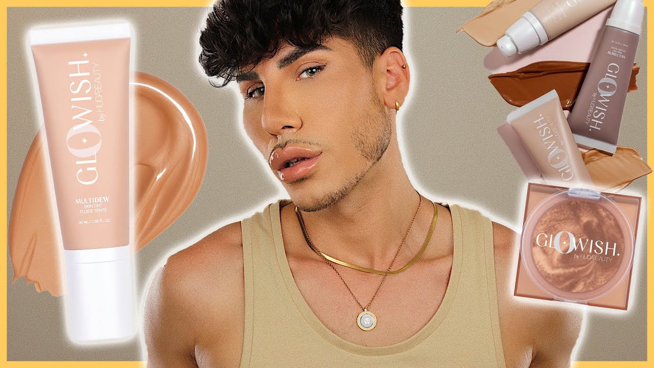 NEW! GLOWISH BY HUDA BEAUTY SKIN TINT & BRONZING POWDER HONEST REVIEW!?