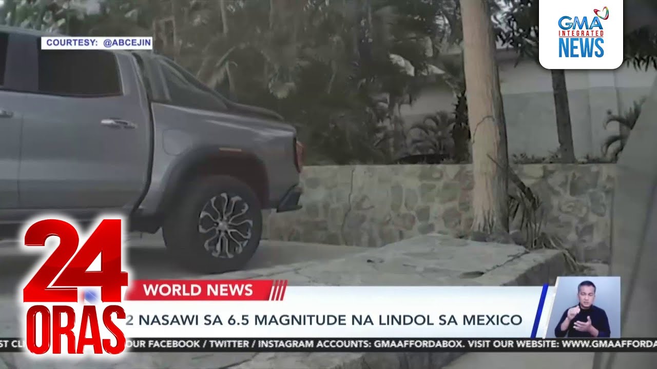 2 nasawi sa 6.5 magnitude na lindol sa Mexico | 24 Oras Weekend