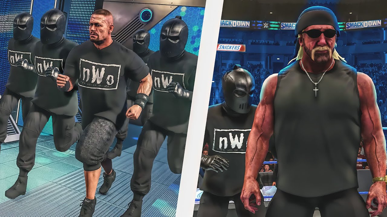 John Cena Erases Hulk Hogan From nWo History (WWE 2K Story)