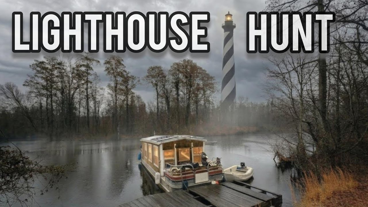 We Found 5 Lighthouses... Then Caught Catfish | The Great Loop on a Shanty Boat