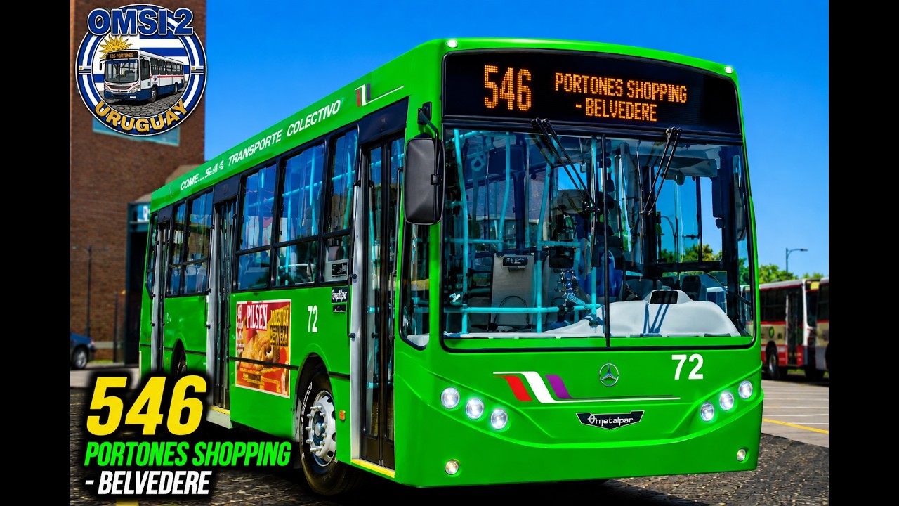 🚌OMSI 2🚌|| Metalpar Iguazú II Mercedes Benz OH 1618 L-Sb || COME . SA 72 || MONTEVIDEO FICTICIO V5