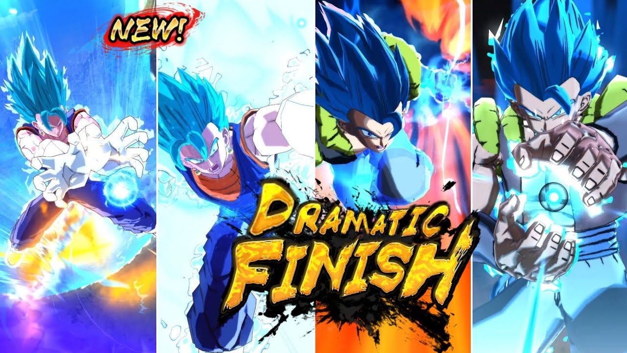 New Dramatic Finish Animation Gogeta Blue Vs Vegito Blue!!!-Dragon Ball Legends