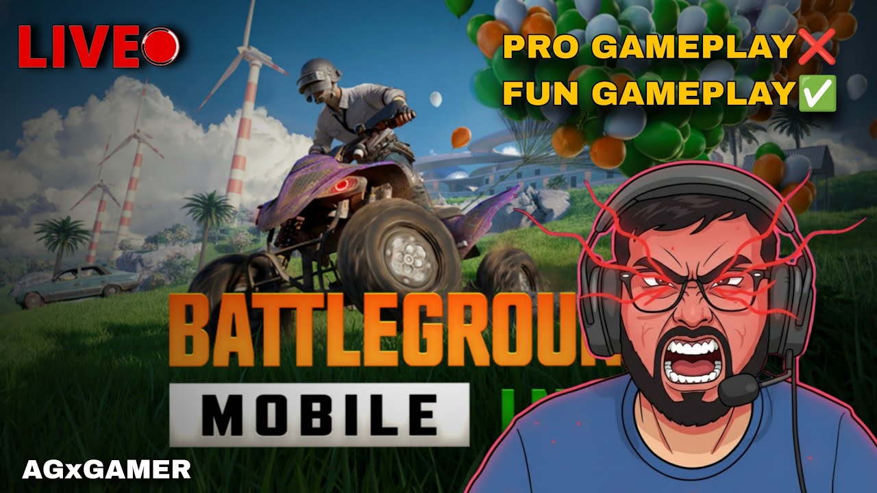 🔴BGMI - ONLY FUN -  GAMEPLAY -  AGxGAMER