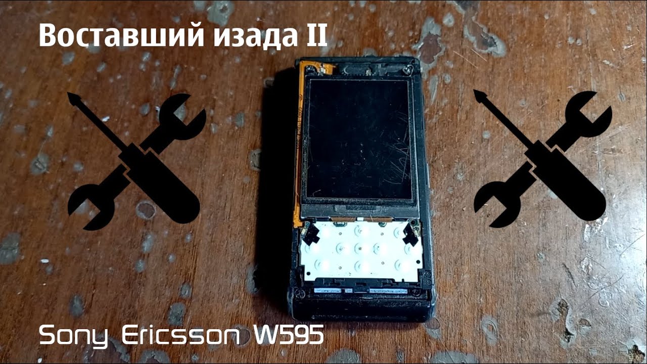 Sony Ericsson W595 Воставший иззада II
