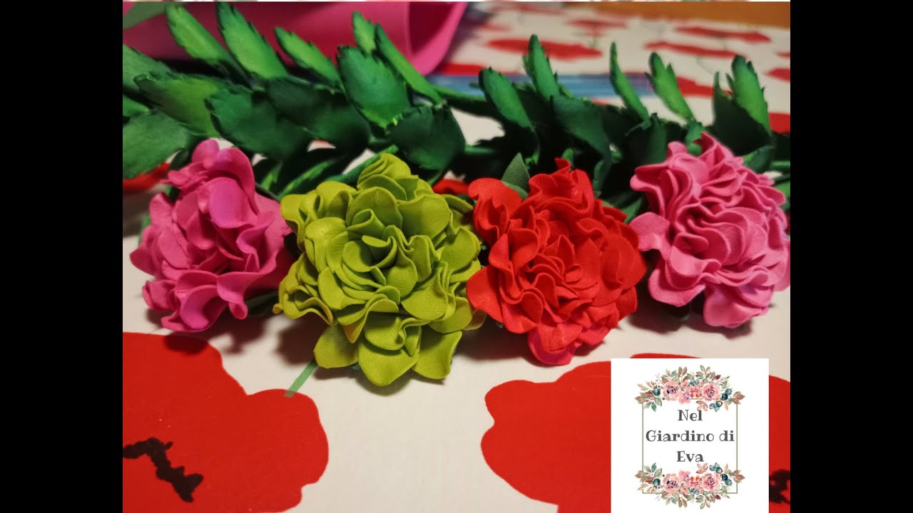 🌞Piccoli fiori in gomma eva super facili  