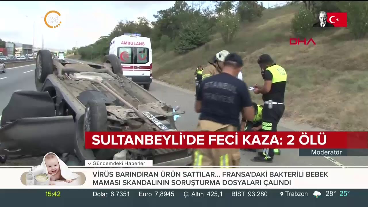 Sultanbeyli'de feci kaza: 2 ölü