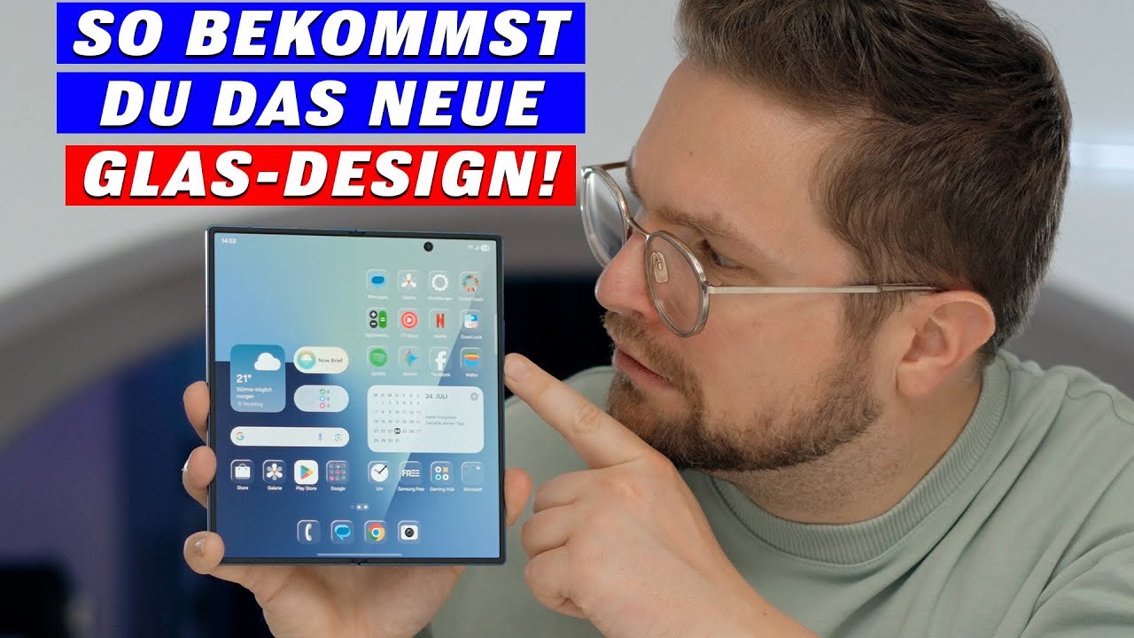 Liquid Glass für DEIN Samsung Smartphone! (Iconpack)