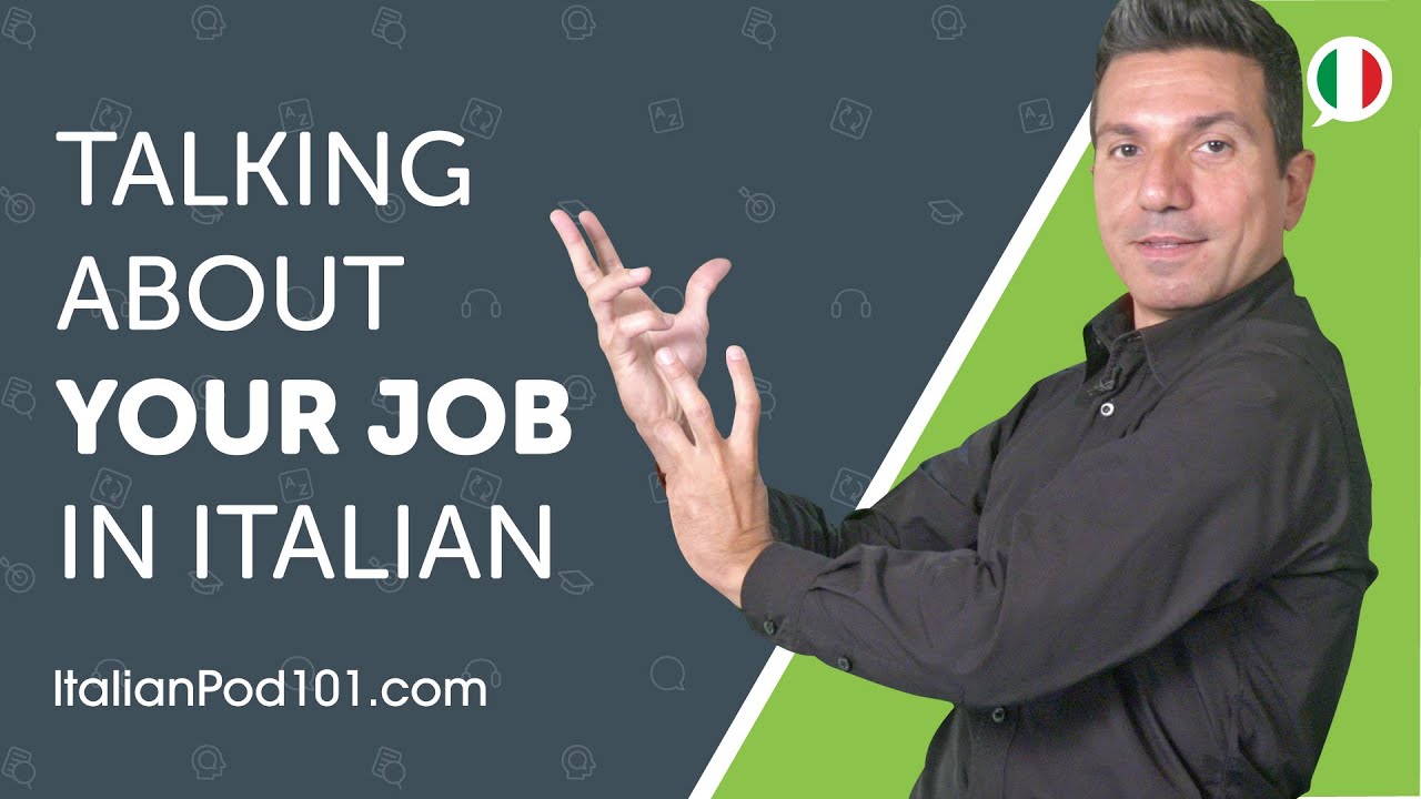 Learn How to Talk About Your Job in Italian | Can Do #3