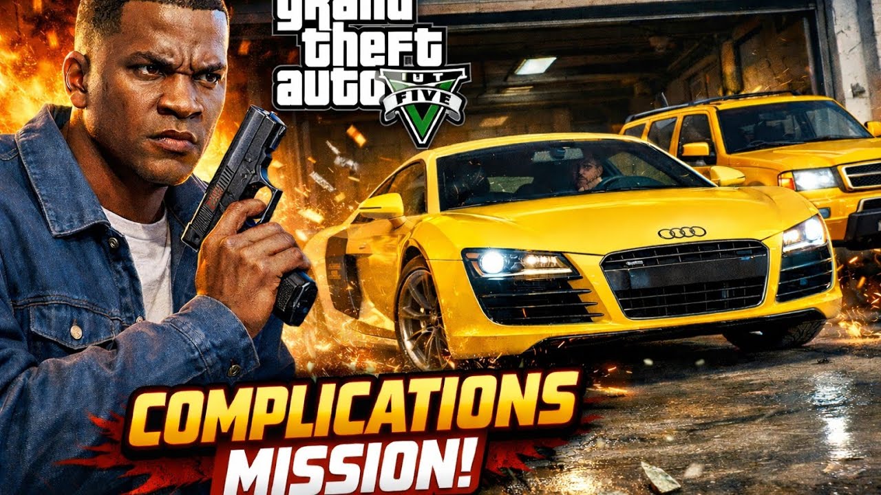 Franklin Stealing Micheal's Car | GTA 5 GAMEPLAY #4