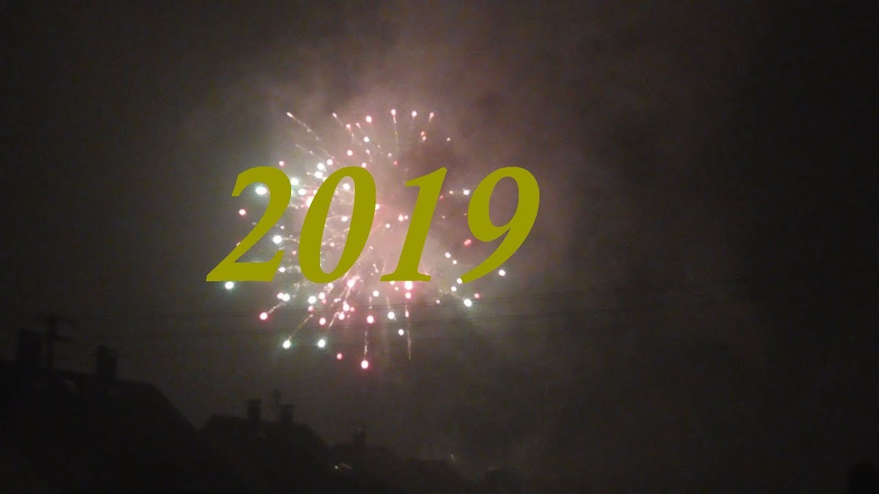 Frohes neues Jahr 2019! Feuerwerk Silvester 2019 Wasseralfingen/Aalen [NICKATION]