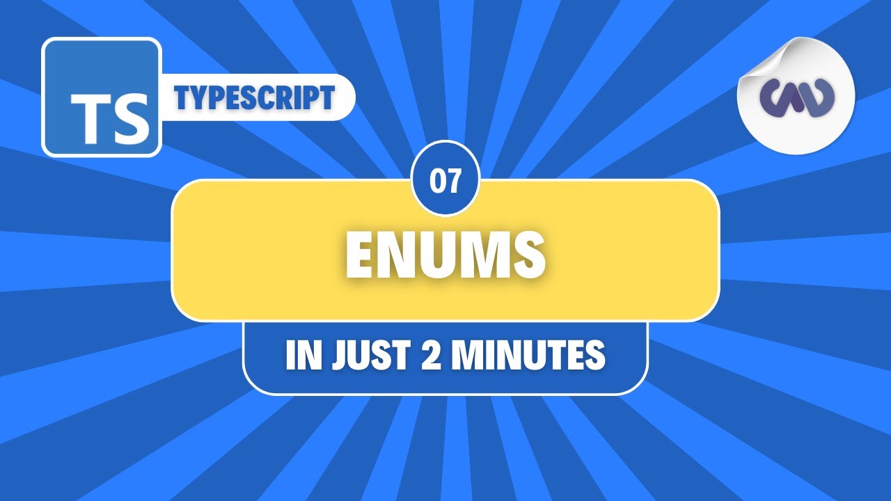 TypeScript Tutorial #7: Object Types and Enums Explained in Just 2 Minutes