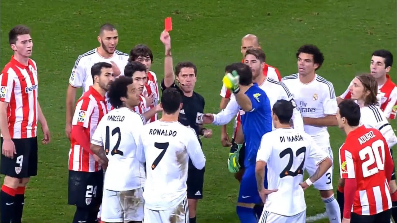Cristiano Ronaldo's All 12 Red Cards In His Career | English Commentary |