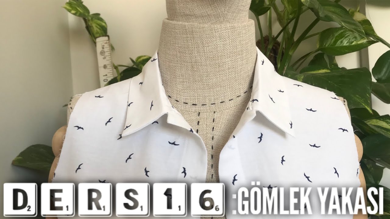 GÖRÜLMEMİŞ GÖMLEK YAKASI DİKİMİ | Adım Adım Dikiş Dersleri 16 | Damla Toral