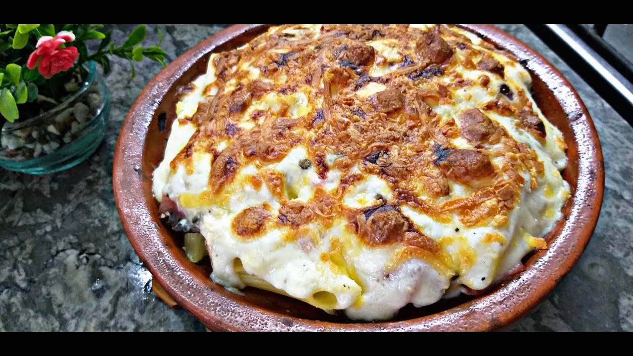 مقرونية او معكرونة في الفرن على طريقة الباستيشيو  / les pâtes au four à la façon cosa-mia pasticcio