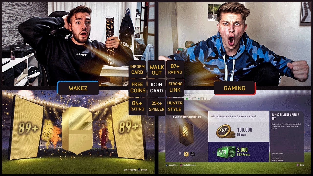 FIFA 18: BLACK FRIDAY WALKOUTS ESKALIEREN 😍🔥 BESTES PACK OPENING BATTLE 🤑 FifaGaming vs Wakez