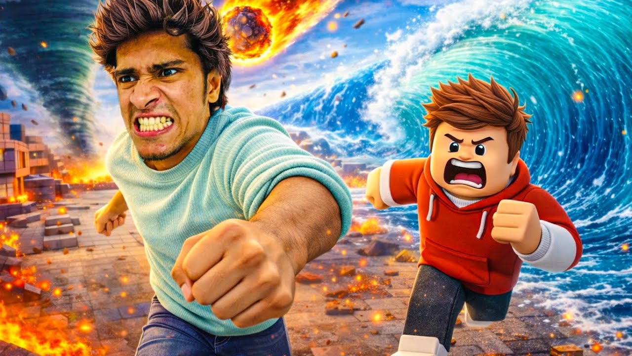 ഈ Disaster-ൽ നിന്ന് രക്ഷപ്പെടാൻ പറ്റുമോ? 😱🔥 | Roblox Extreme Escape