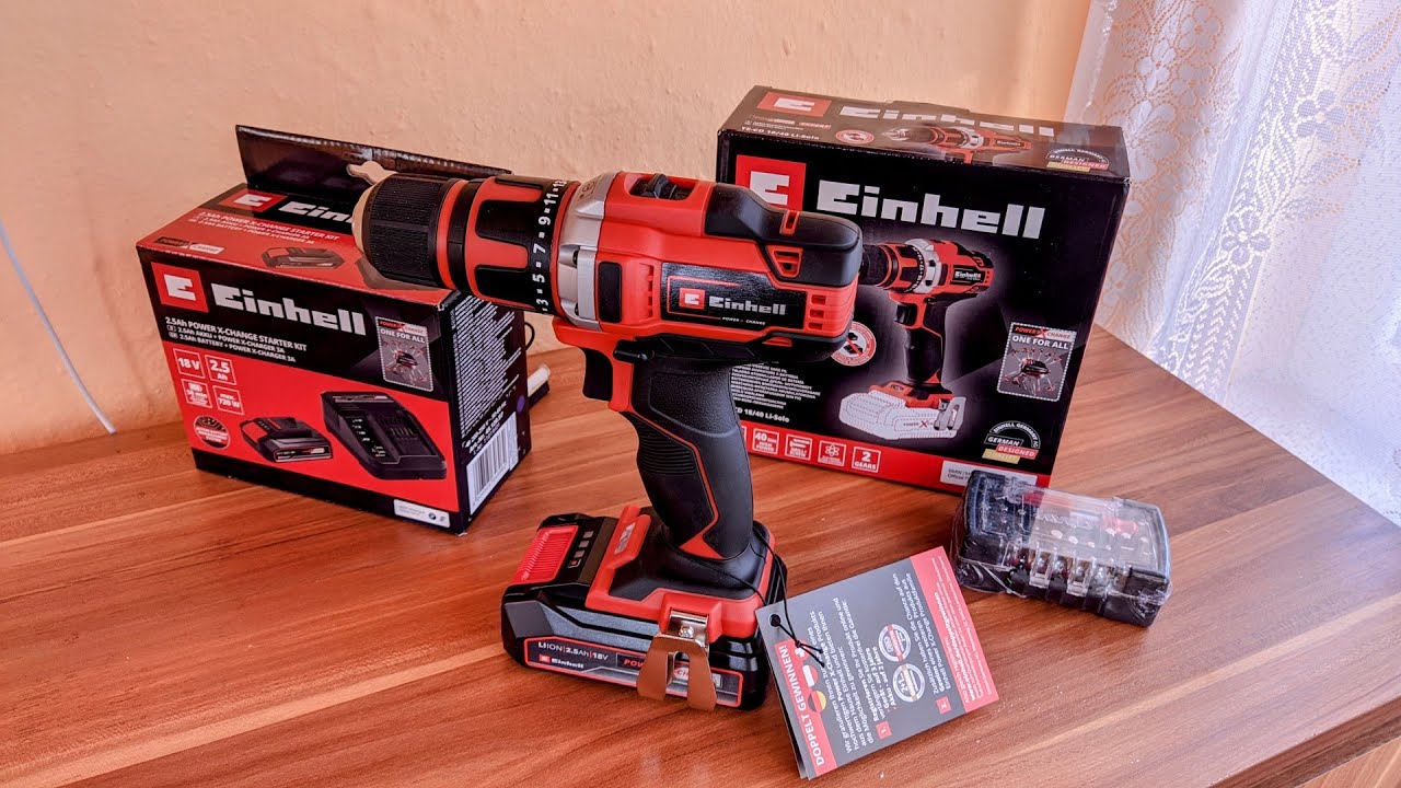 Set Einhell PXC TE CD 18/40 18V 40nm 2,5Ah