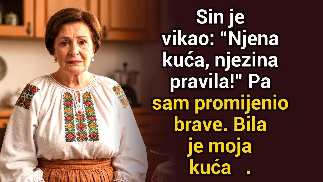 Sin je vikao: „Njezina kuća, njezina pravila!“ pa sam promijenila brave — bila je to moja kuća