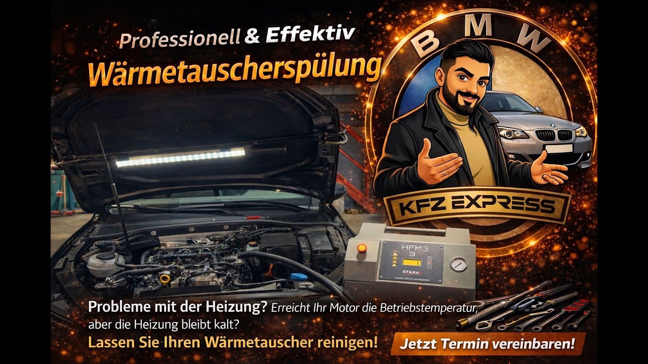 Wärmetauscherspülung bei KFZ Express !