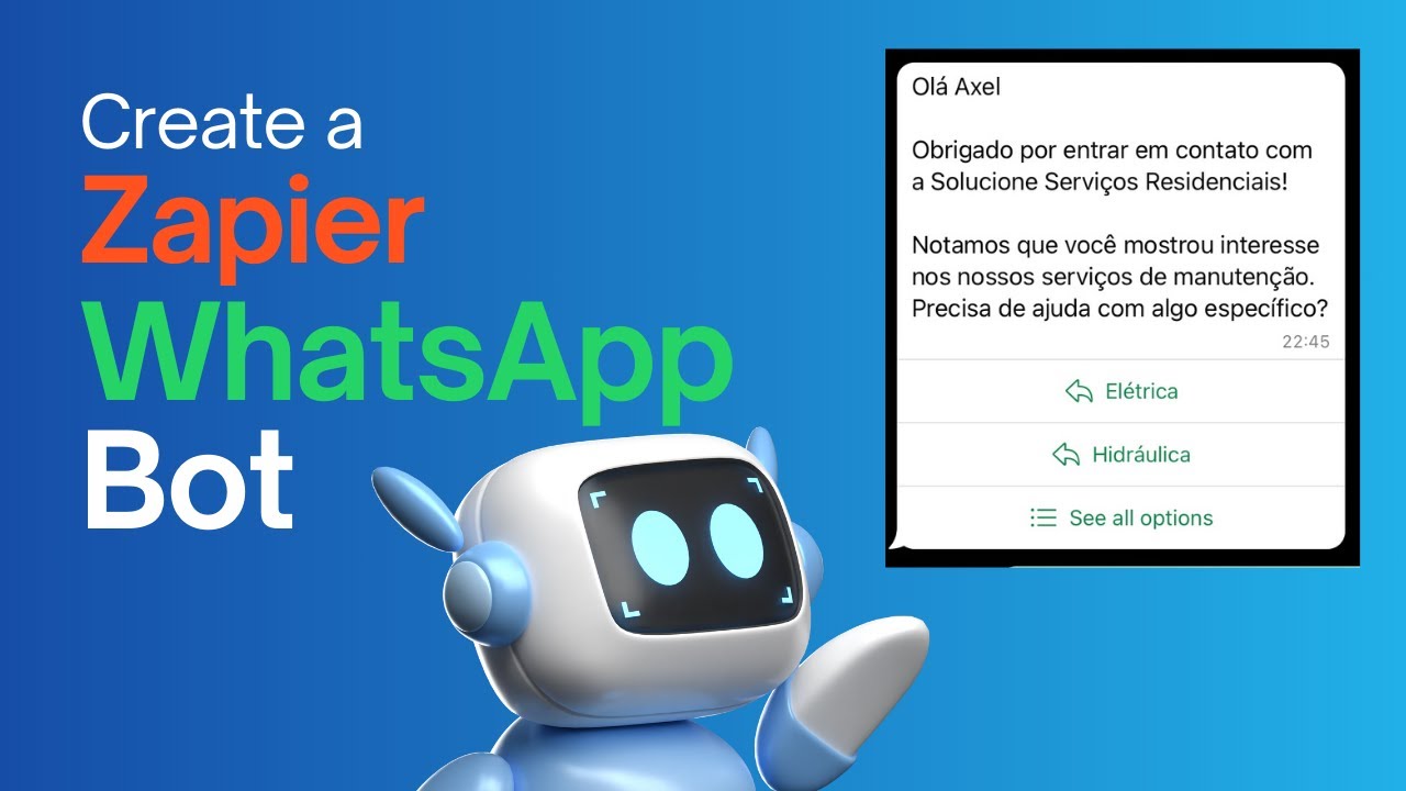 How to make a Zapier chatbot on WhatsApp (very easy)