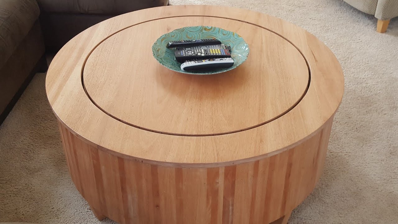 I Built a Coffee Table with a Secret Miniature World Inside!
