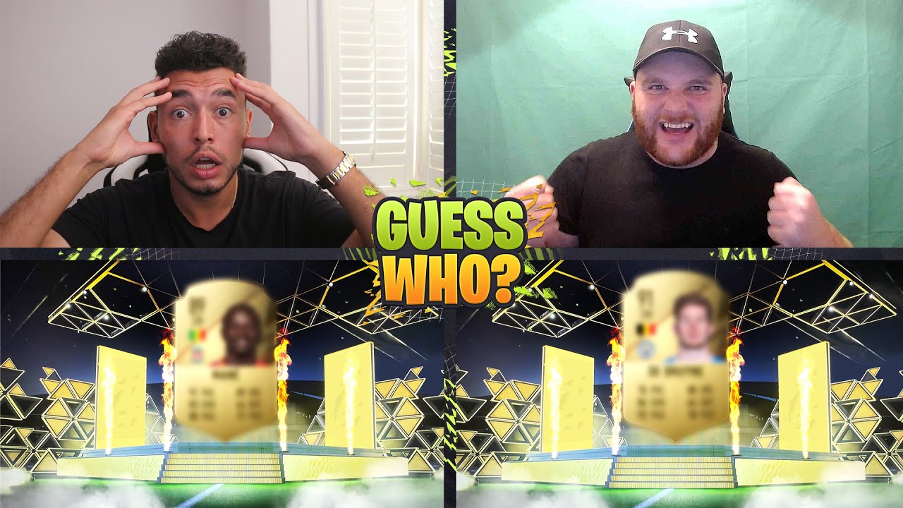 2 PLAYER PACKS ARE CRACKED!!! Intense Guess Who FIFA vs @V10Vernon (FIFA 22 PACKS)