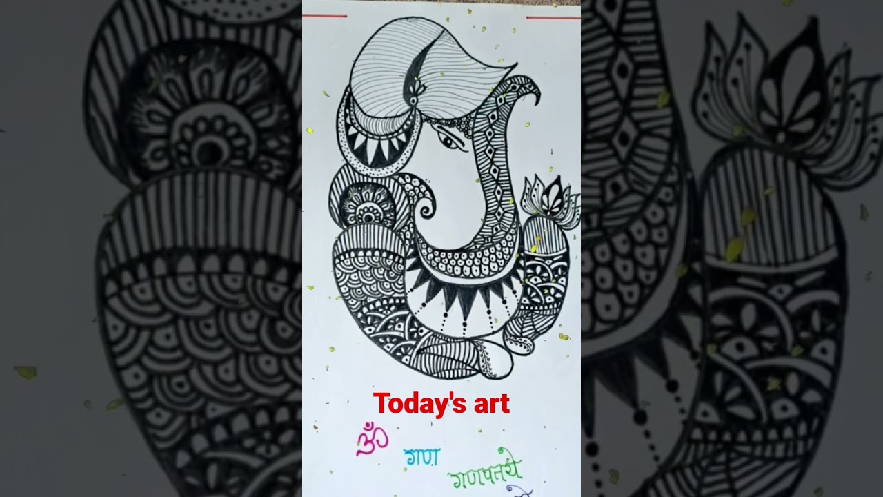 Mandala Art # with bappa's blessing 🙏