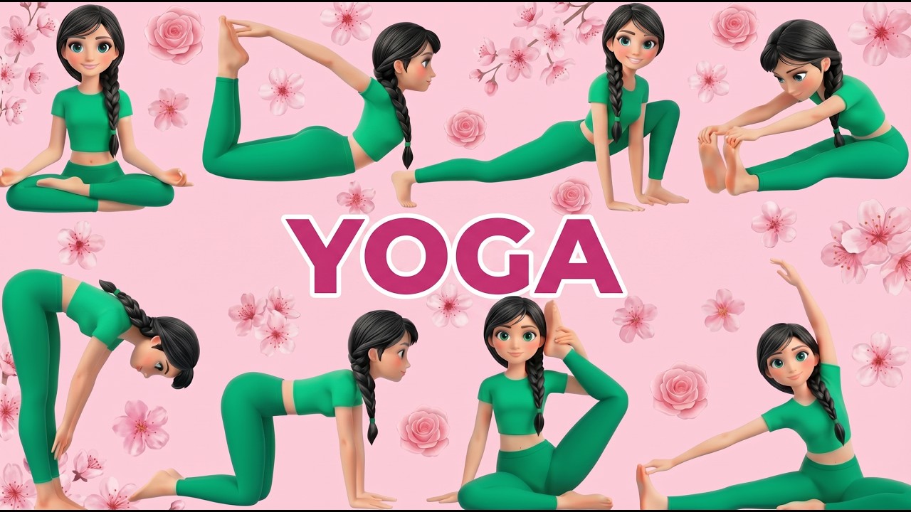 ¡Yoga para Niños en 5 Minutos! 🧘‍♀️ Súper Flexibilidad y Estiramientos Divertidos | Yoga Infantil