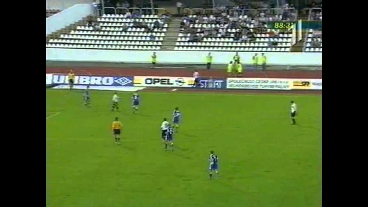 Славия - Шахтер. 90-я минута (Лига чемпионов 2000-01)