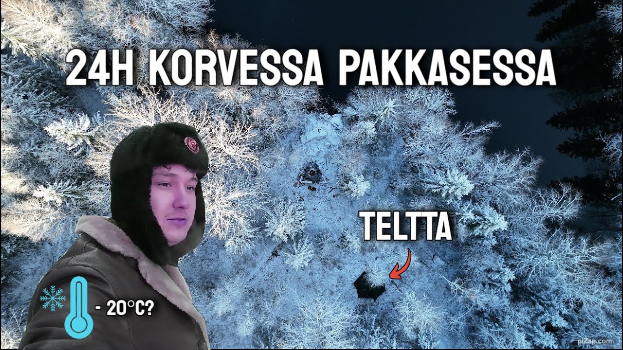 MITEN SELVIYTYÄ YÖN YLI TALVIPAKKASESSA!?