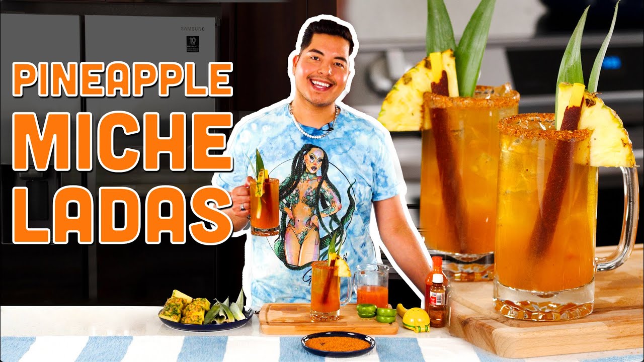 How to Make the BEST Spicy Pineapple Micheladas at Home! (Easy Recipe)