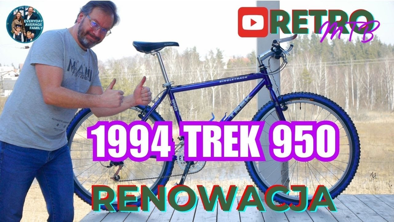 [Retro MTB] Odbudowa Treka 950 z 1994 roku. Montaż części i test! Czy warto było ratować klasyka?