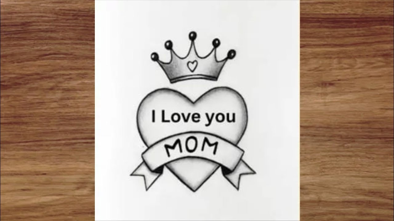 How to draw mother's day drawing || mother's day easy drawing for beginners || pencil sketch drawing