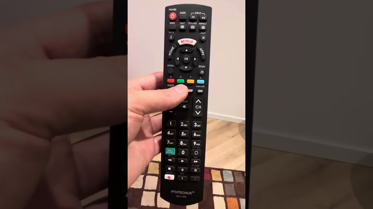 Mando a distancia para TV Panasonic ¡Imprescindible!