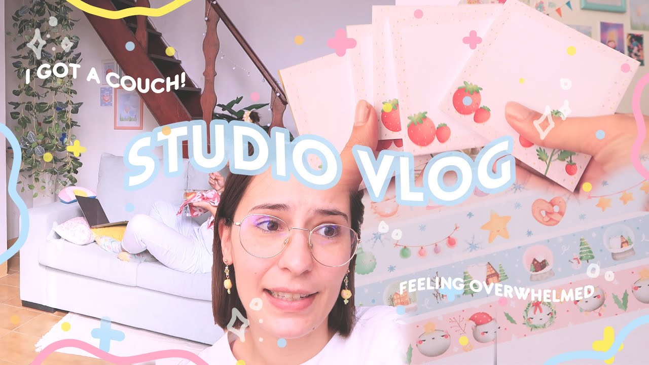 STUDIO VLOG ✨ / PACKING ORDERS and some HONEST talk / MAKING Handmade NOTEPADS / NEW WASHIS! 🎉