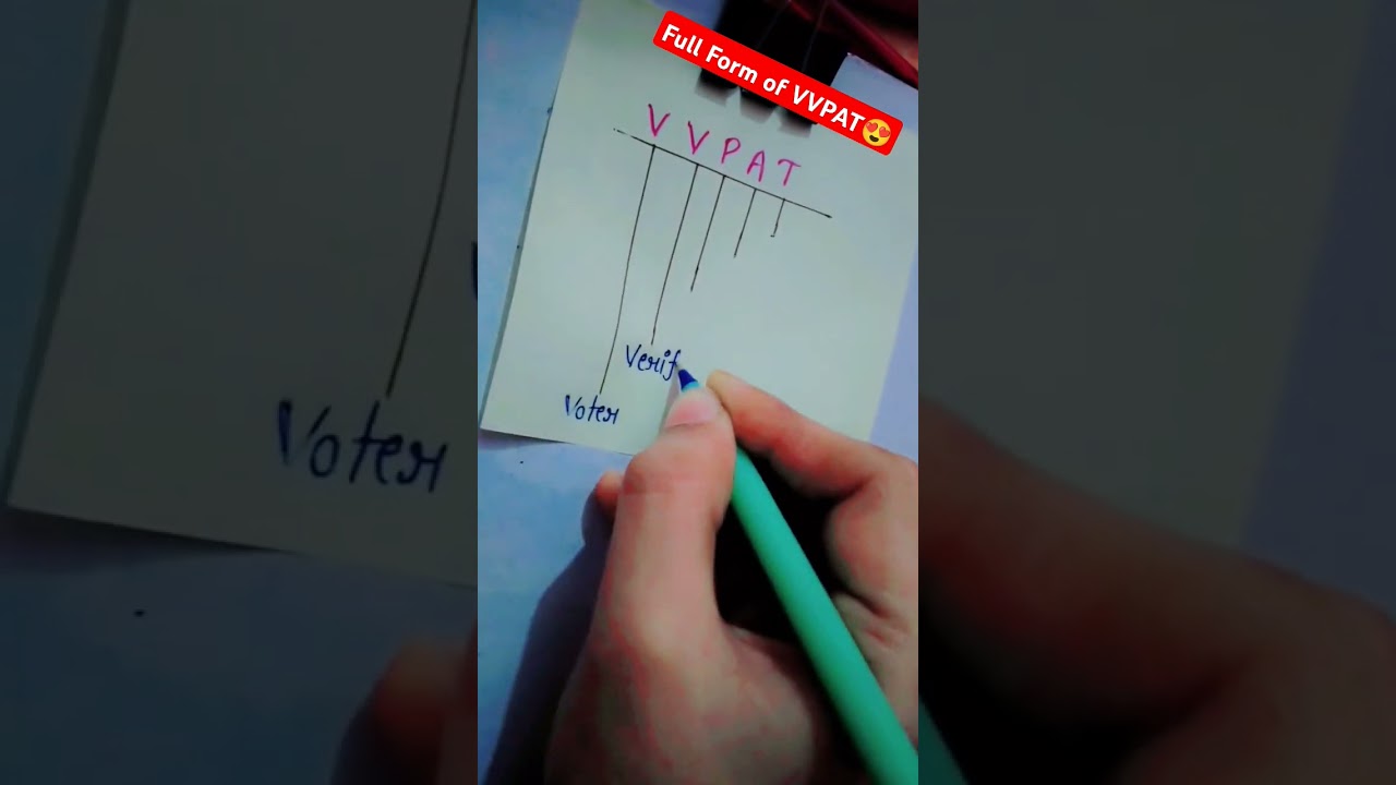 Full Form of VVPAT | Meaning of VVPAT | VVPAT | #shortsfeed #shorts #vvpat #gkshorts #gk #fullform