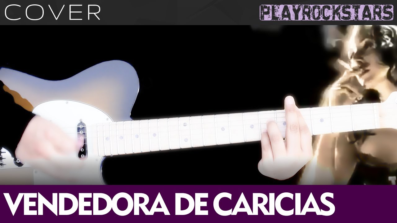 como tocar VENDEDORA DE CARICIAS en guitarra PANTEÓN ROCOCÓ ⭐️ COVER / ACORDES / RITMO / TABS