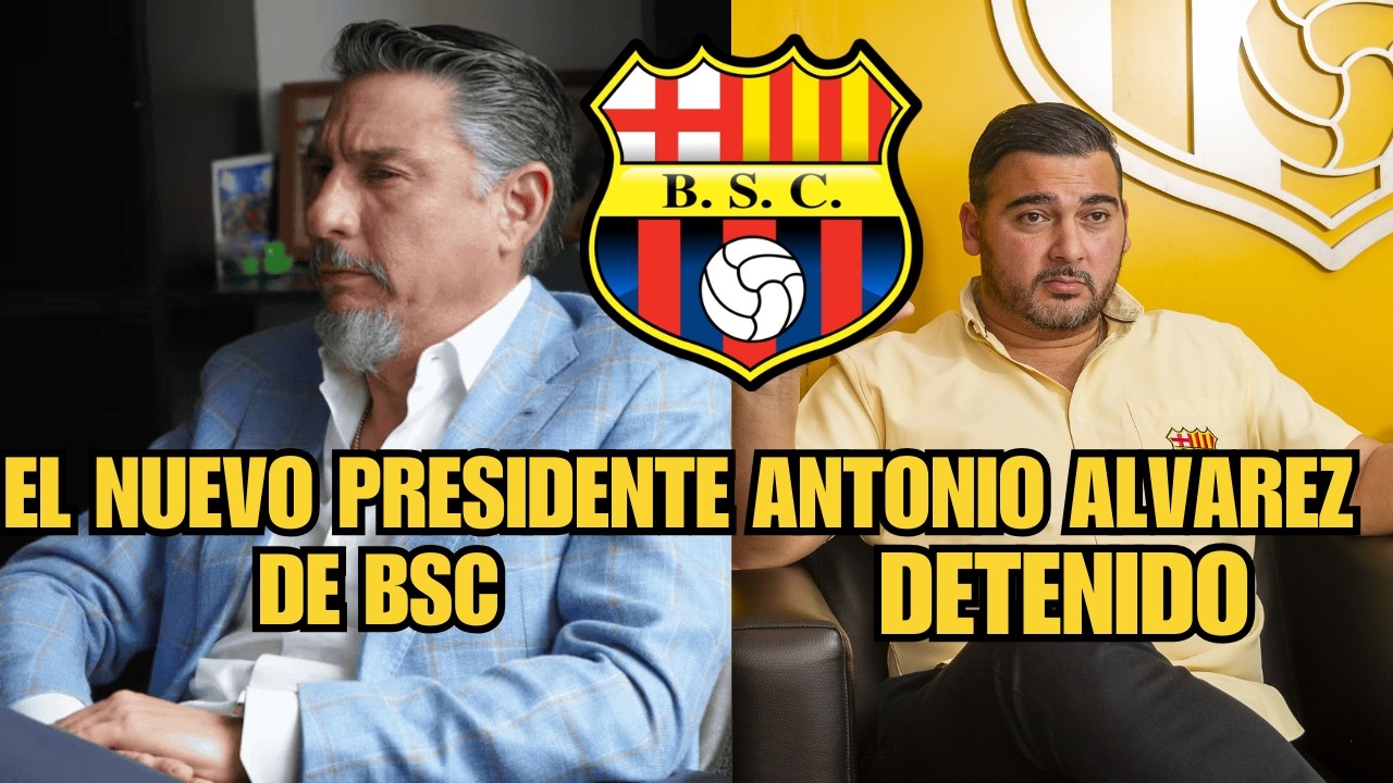 ULTIMA HORA! MIGUEL MONTALVO NUEVO PRESIDENTE INTERINO DE BARCELONA SC Y ANTONIO ALVAREZ ES DETENIDO